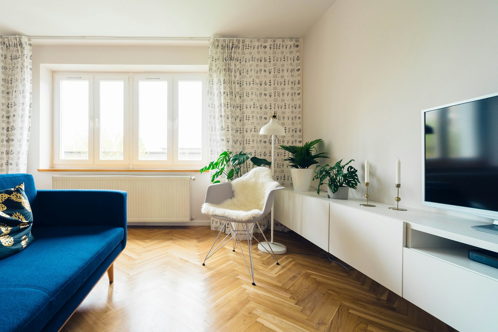 Apartamento luminoso con terraza y diseño escandinavo · Usaquén